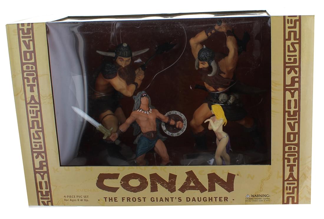 Conan The Frost Giant&#x27;s Daughter 4-Piece Set PVC Figure