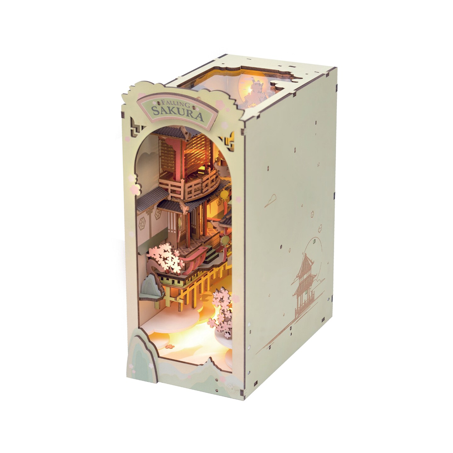 DIY Book Nook Kit Falling Sakura Michaels