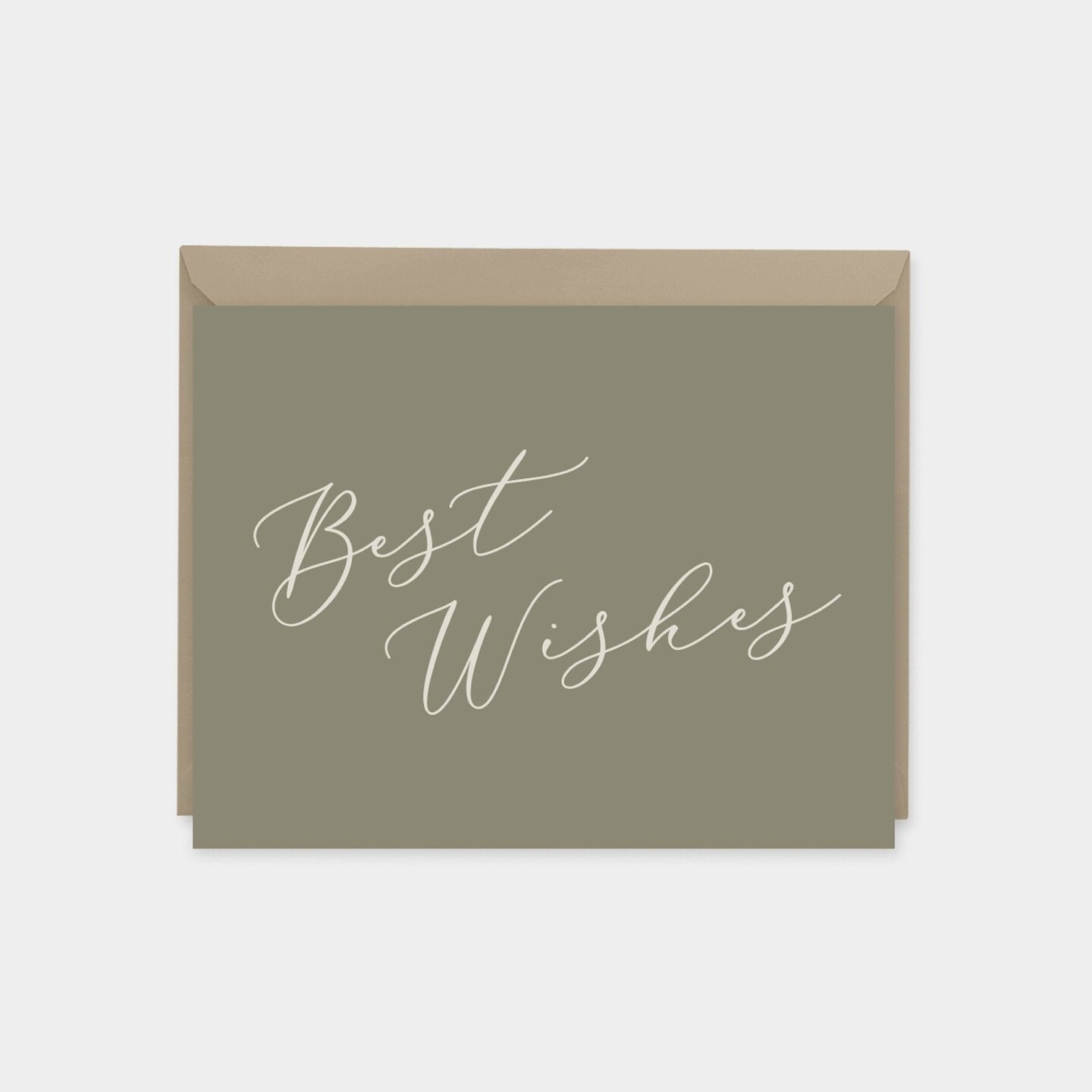 Best Wishes Cards, Calligraphy Card Set,