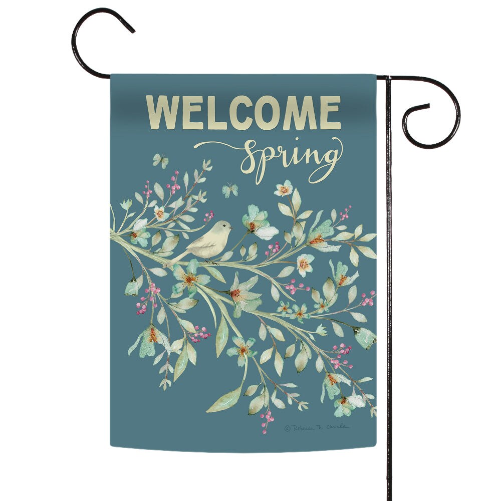 Spring Mounted Flags Welcome Spring Birds Decorative Spring Double Sided Flag | Michaels