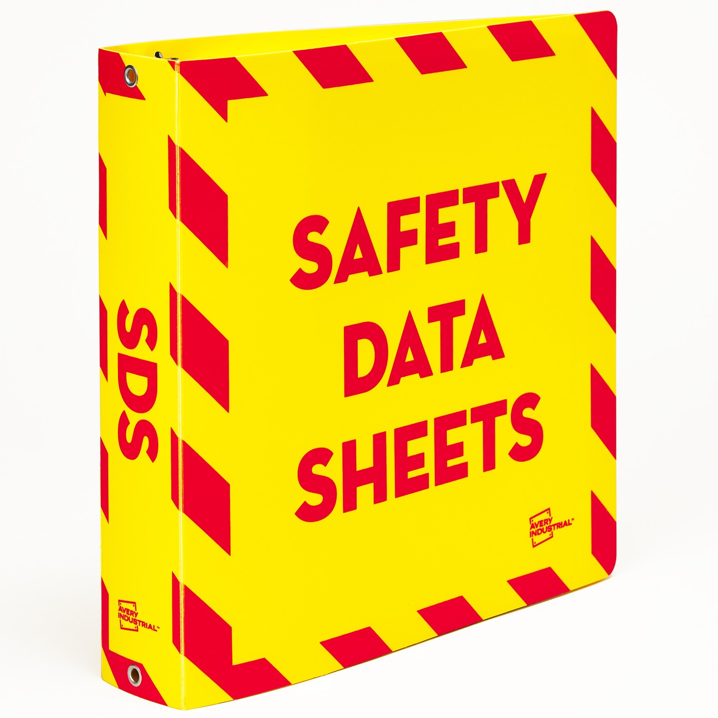 Avery UltraDuty SDS Binder with Chain, Durable Poly Binder, 1-1/2" Slant Ring, Holds 375 Sheets (77711)