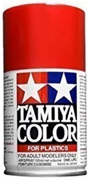 Tamiya TS-86 Brilliant Red, 100ml Spray Lacquer Paint For Plastics