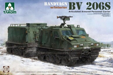 Takom  1/35 TAK2083 - 1/35 Takom Bandvagn BV206S Articulated Armored Personnel Carrier w/Interior Plastic Model