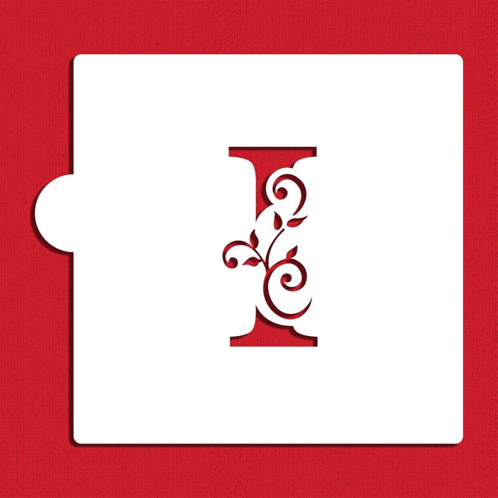 3.5-Inch Ornate Monogram Cake Stencil | C1082 by Designer Stencils | Stencils for Royal Icing, Airbrush, Dusting Powder |