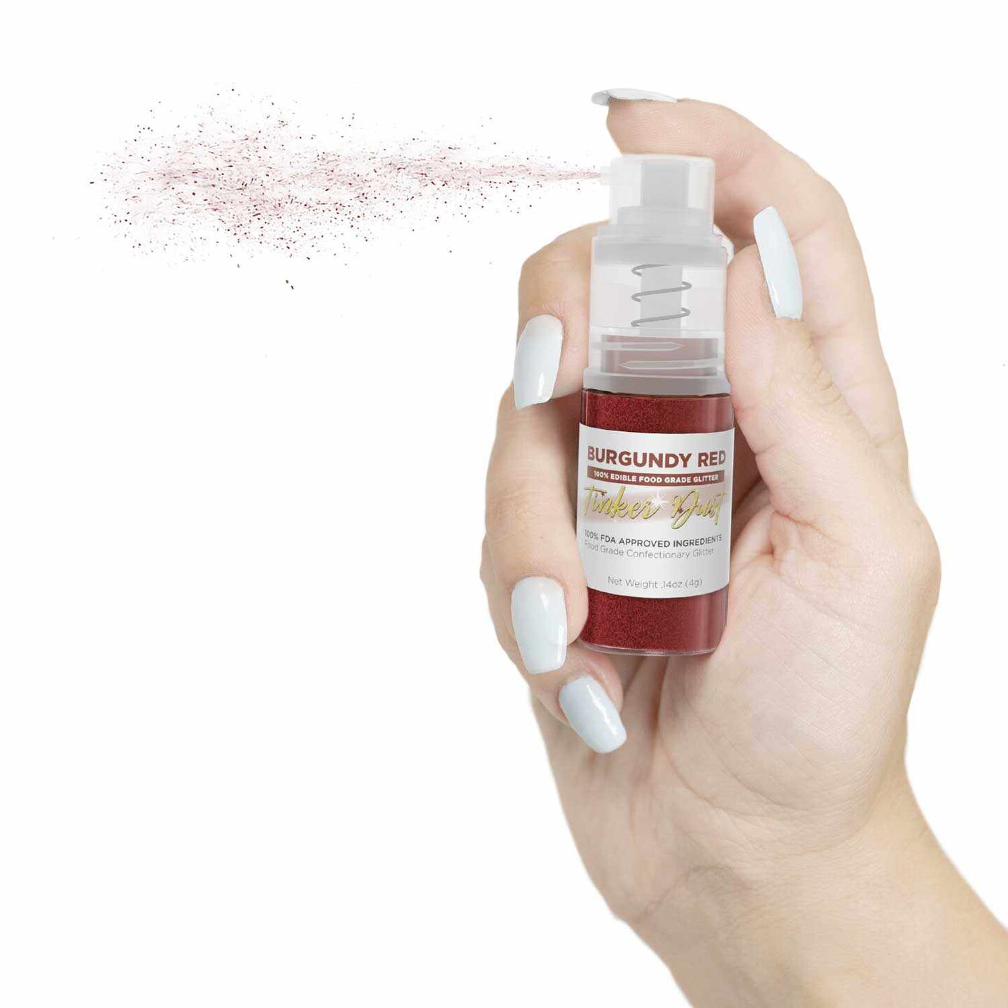 Maroon Red Edible Glitter Dust for Drinks | Brew Glitter