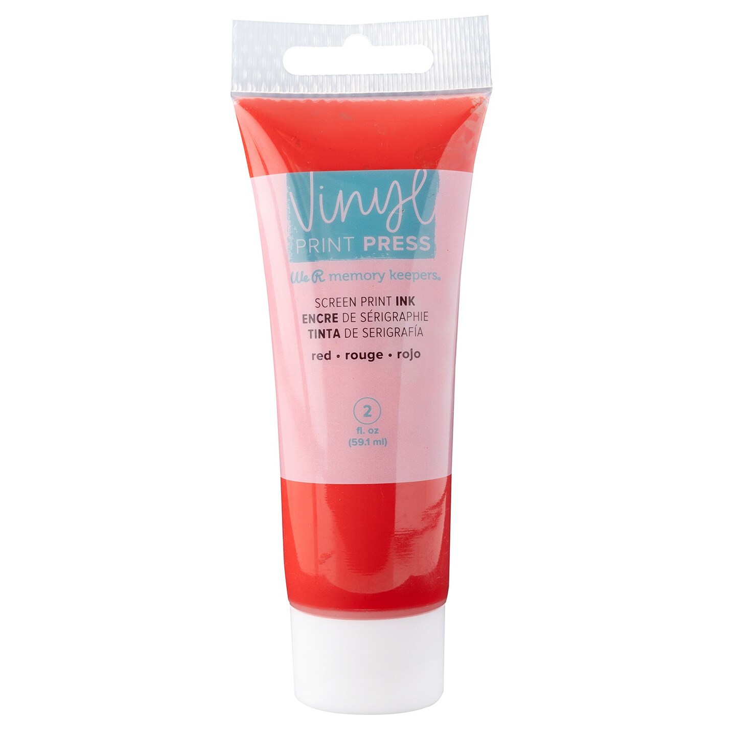 We R Vinyl Print Press Screen Print Ink 2oz-Red | Michaels