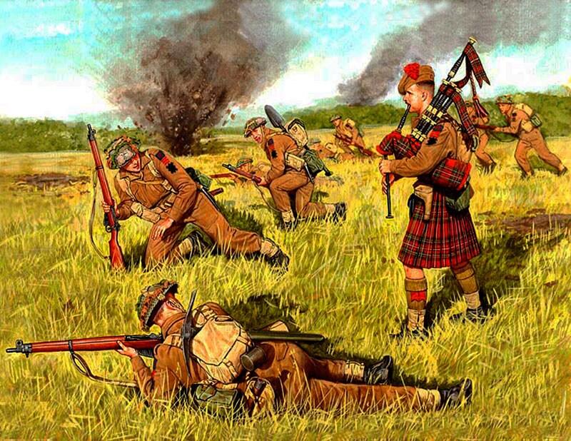 Master Box LTD  1/35 M Scotland The Brave! Plastic Model Kit Plastic Model