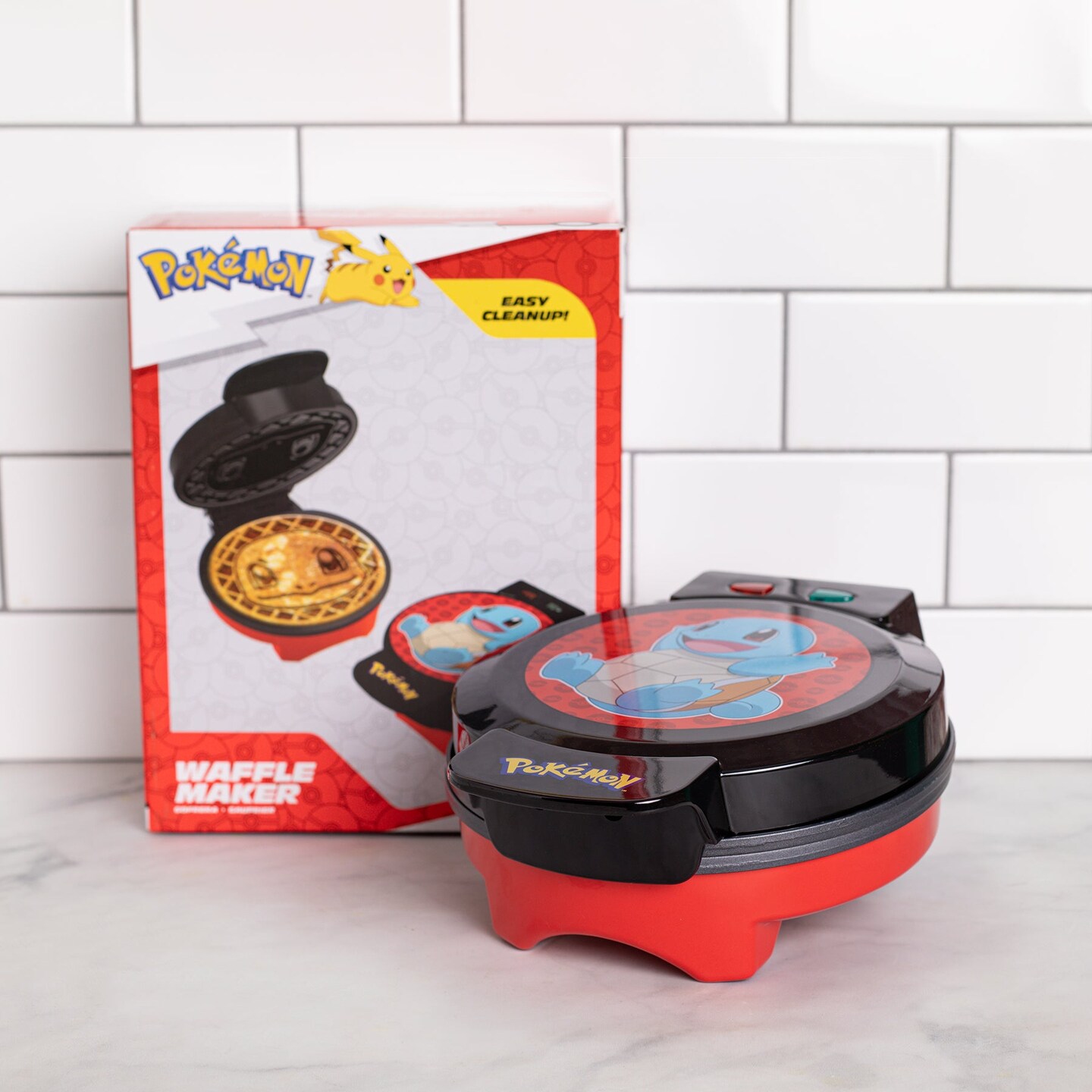 Uncanny Brands Pok&#xE9;mon Squirtle Waffle Maker