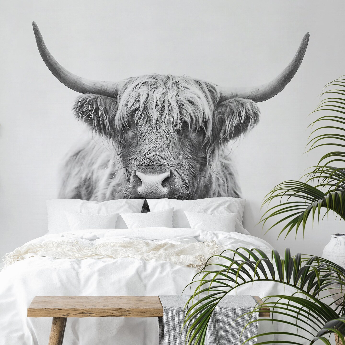 Highand Bull by Sisi and Seb - Peel & Stick Wall Mural | Michaels