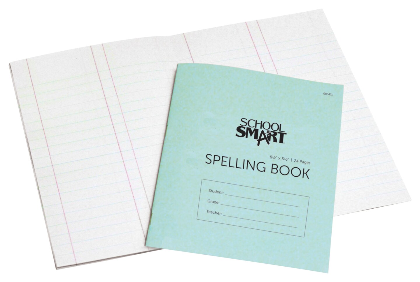School Smart Spelling Blank Book, 5-1/2 x 8-1/2 Inches, 24 Pages, Pack of 48