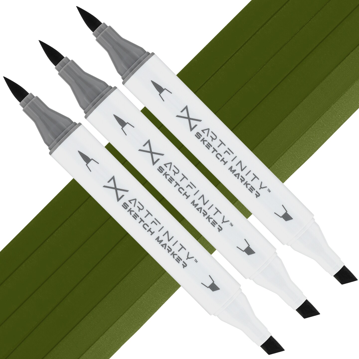 Artfinity Sketch Marker Sets - Set of 3 - Dark Olive Green G5-7