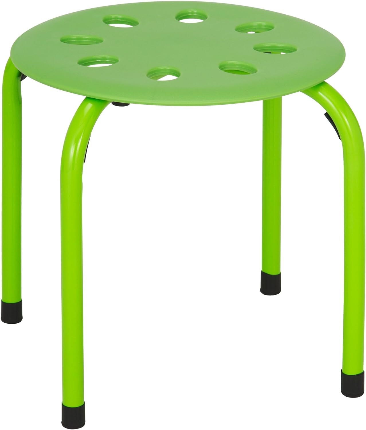 Daycare Stacking Stools for Kids, 12&#x22; Children&#x27;S Portable Nesting Office and Classroom Stools, Assorted Color, Pack of 5
