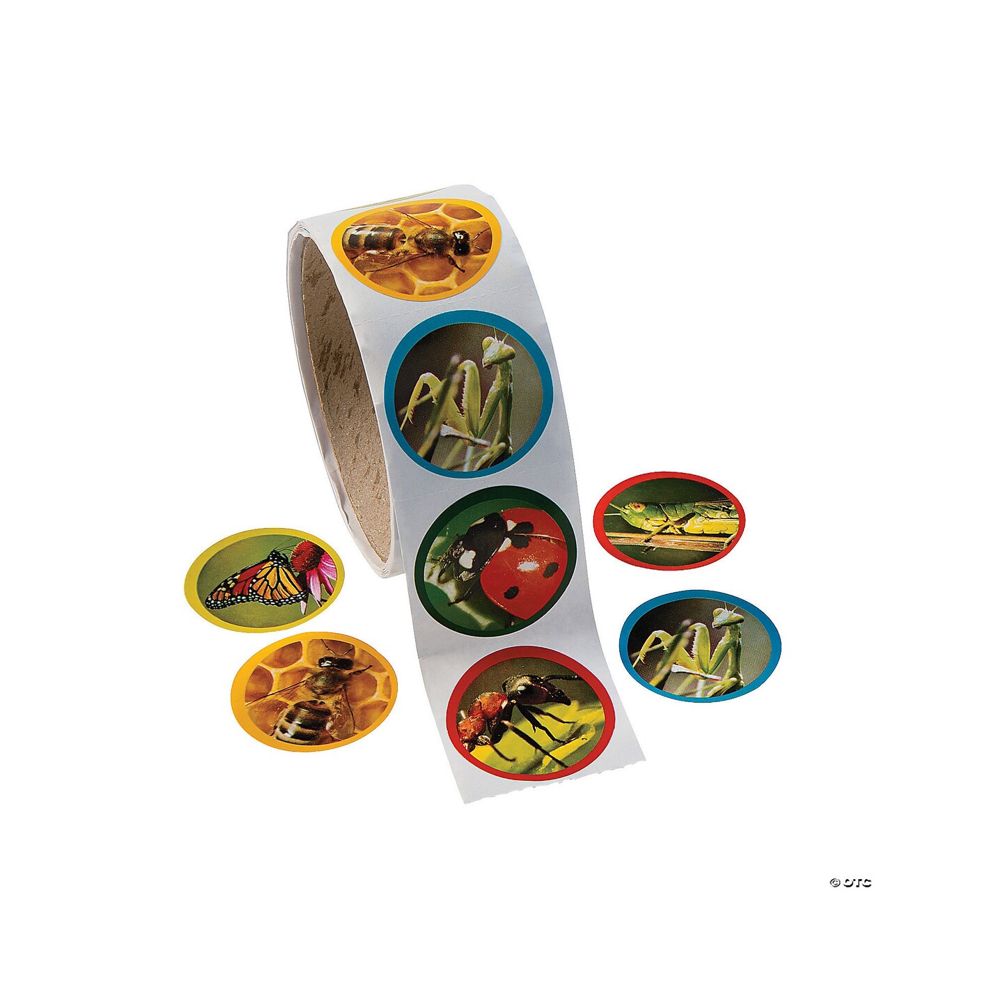 Realistic Bug Sticker Roll - 100 Pc.