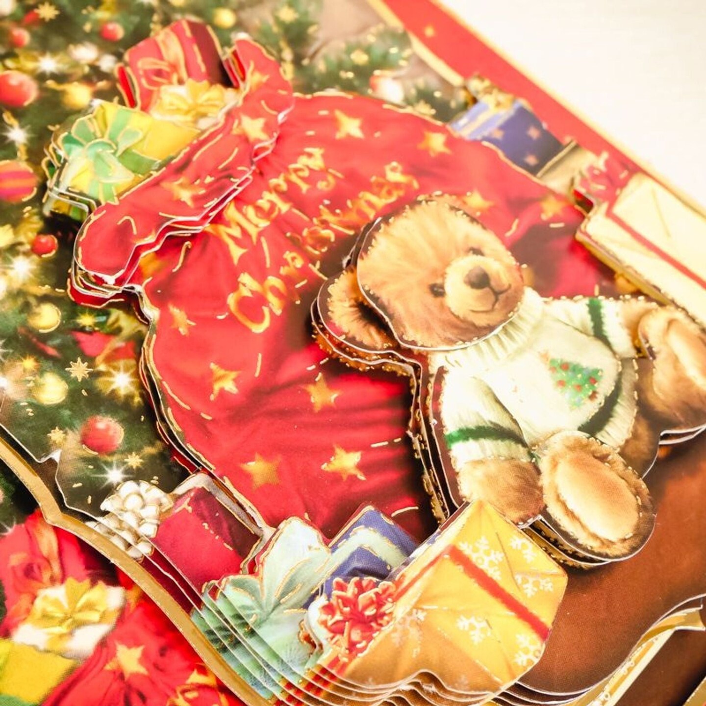 Hunkydory Crafts Christmas Wishes Deco-Large Set - A Beary Merry Christmas