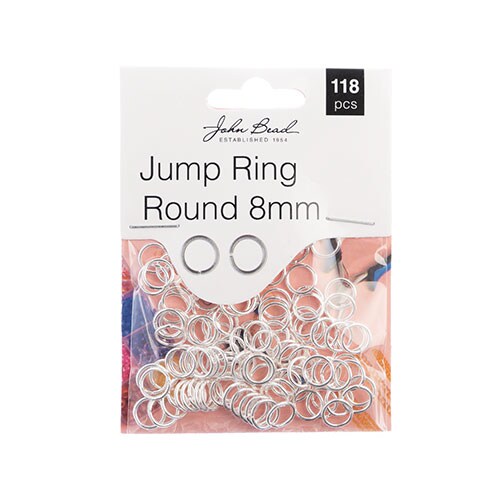 John Bead Must Have Findings Round Jump Rings