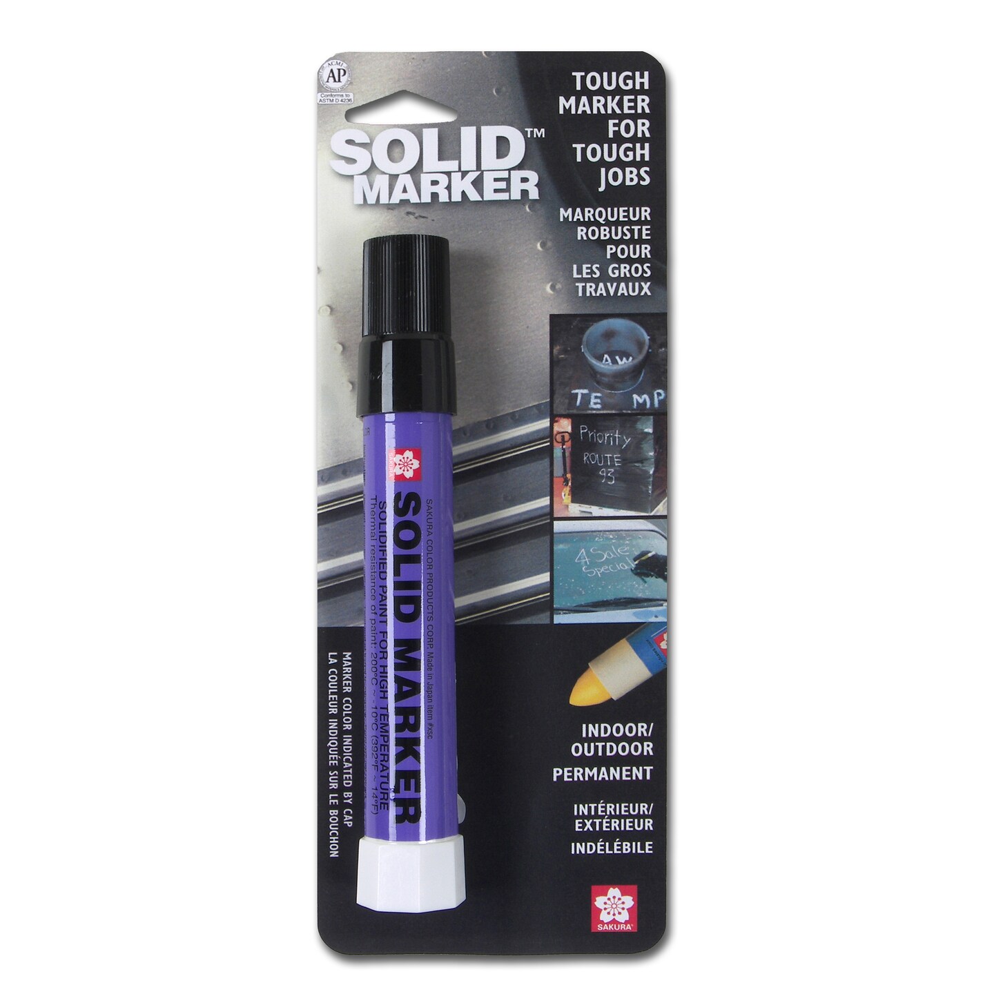 Sakura Solid Marker, The Original Solidified Paint Marker, 1Pk Black