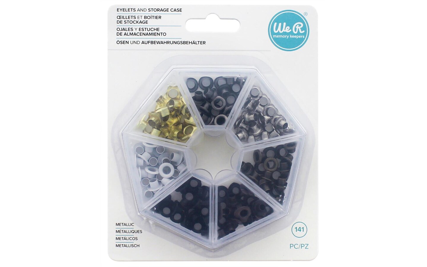 We R Memory Eyelet/Storage Case Astdmtlc 140Pc Michaels