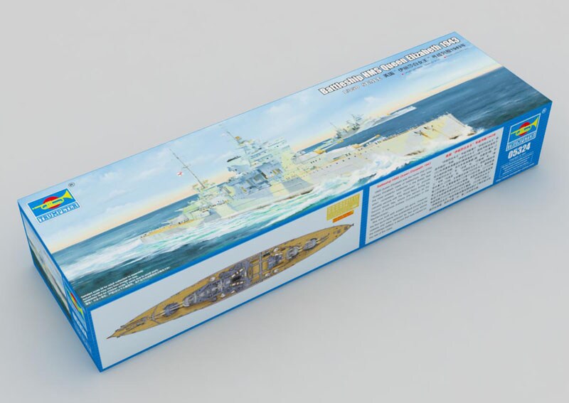 Trumpeter  1/350 Battleship HMS Queen Elizabeth Plastic Model