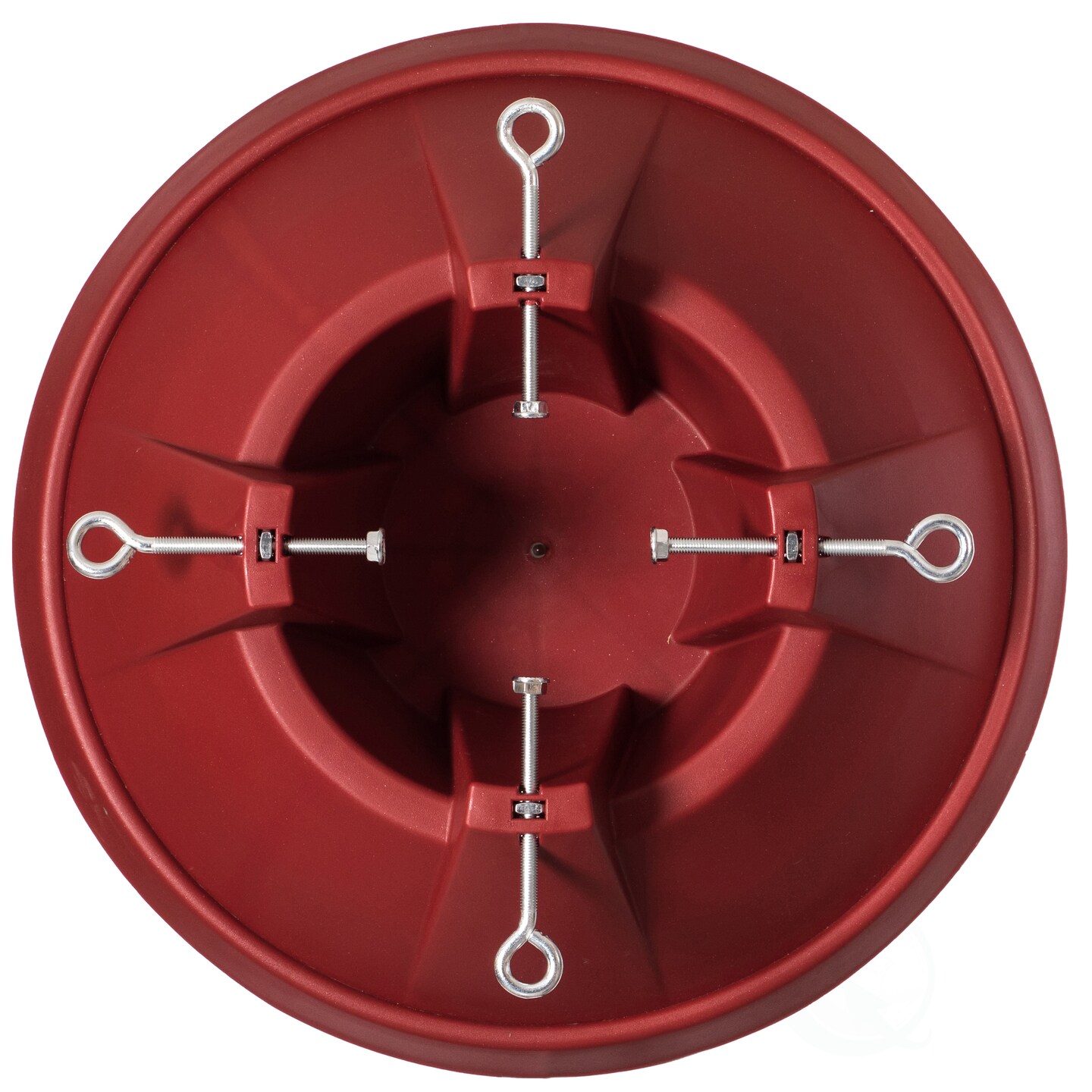 Plastic Christmas Tree Stand With Screw Fastener, Red Michaels