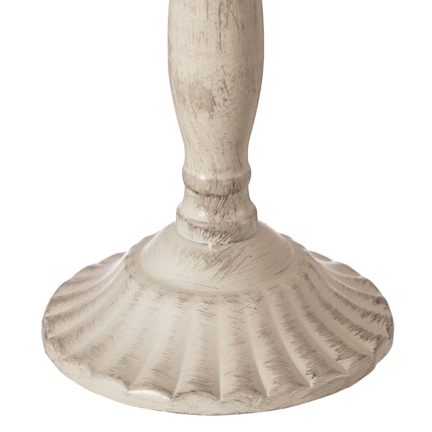 Antique Distressed Metal Candelabra and Candlestick for Dining Room, Entryway, Kitchen and Vanity
