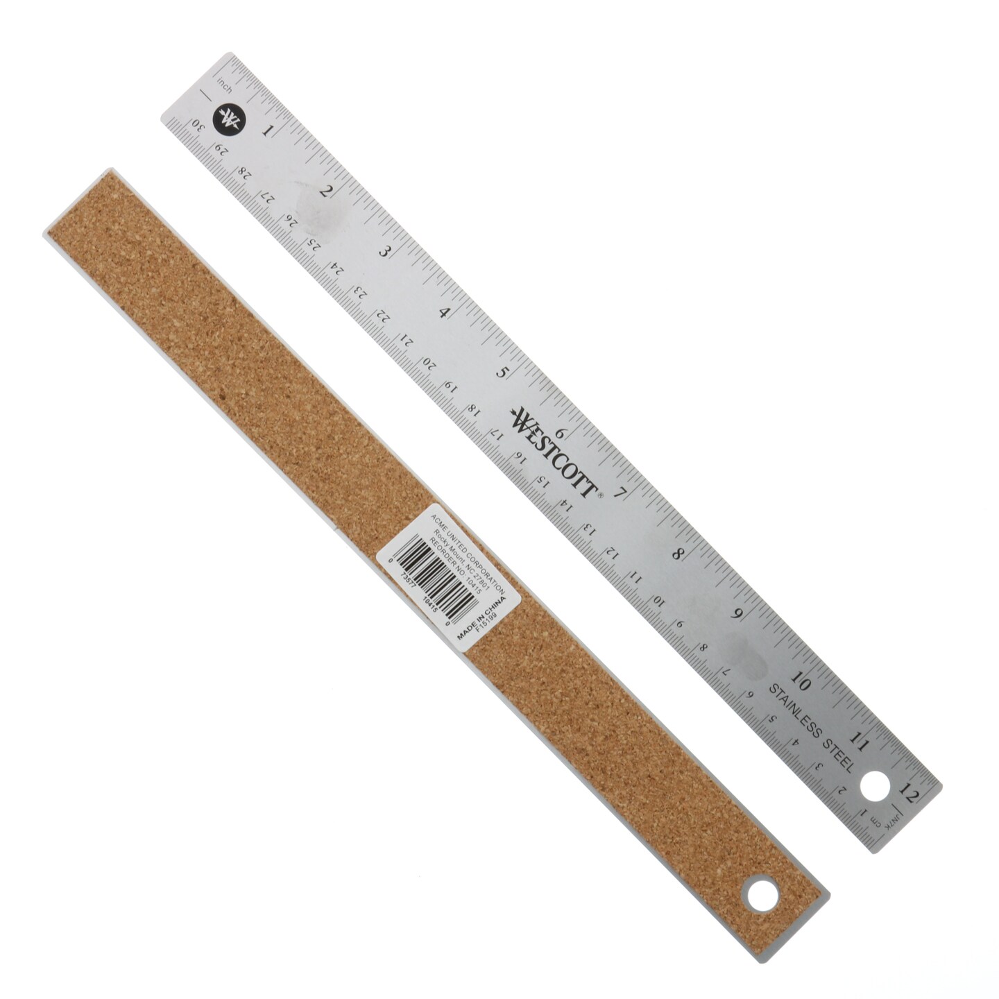 C-Thru Flexible Stainless Steel Ruler, 12in