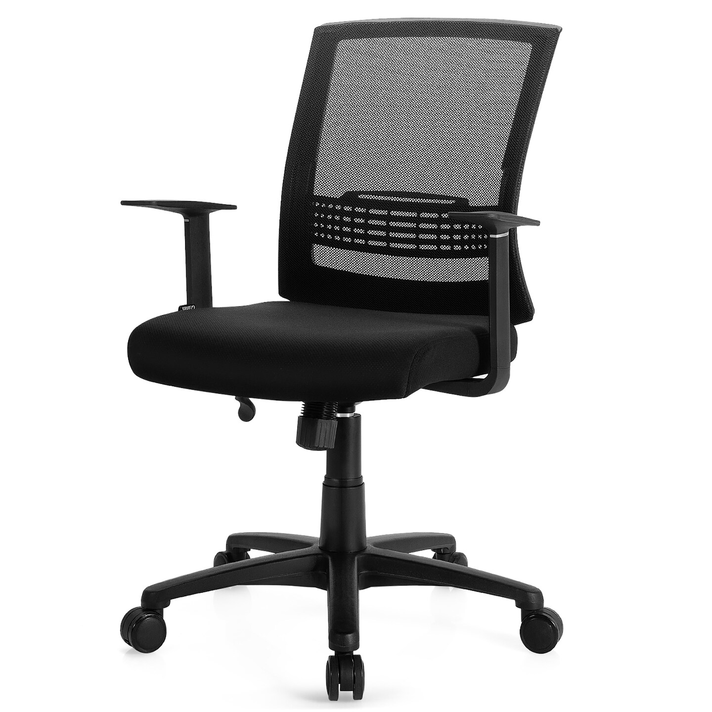 Costway Height Adjustable Mesh Office Chair Task Chair w/Lumbar Support