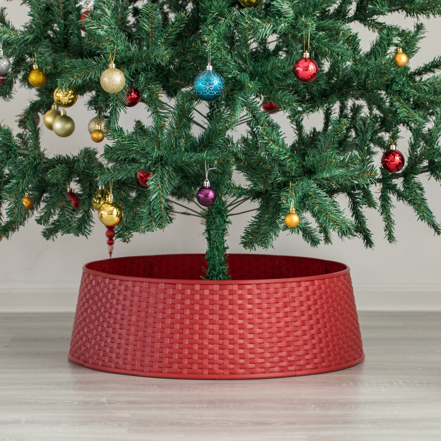 Large Rattan Collar Tree Skirt