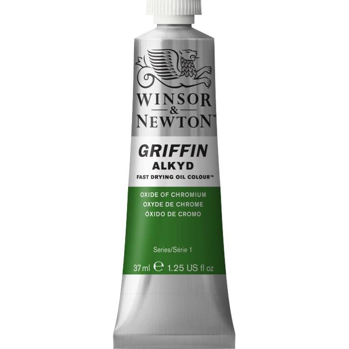 Winsor & Newton Griffin Alkyd Fast-Drying Oil Paint, 37Ml, Oxide Of Chromium