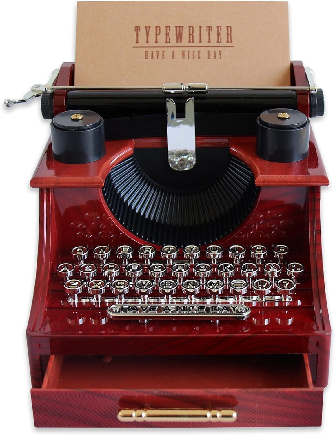 Vintage Typewriter Music Box for Home/Office/Study Room D&#xE9;cor Decoration