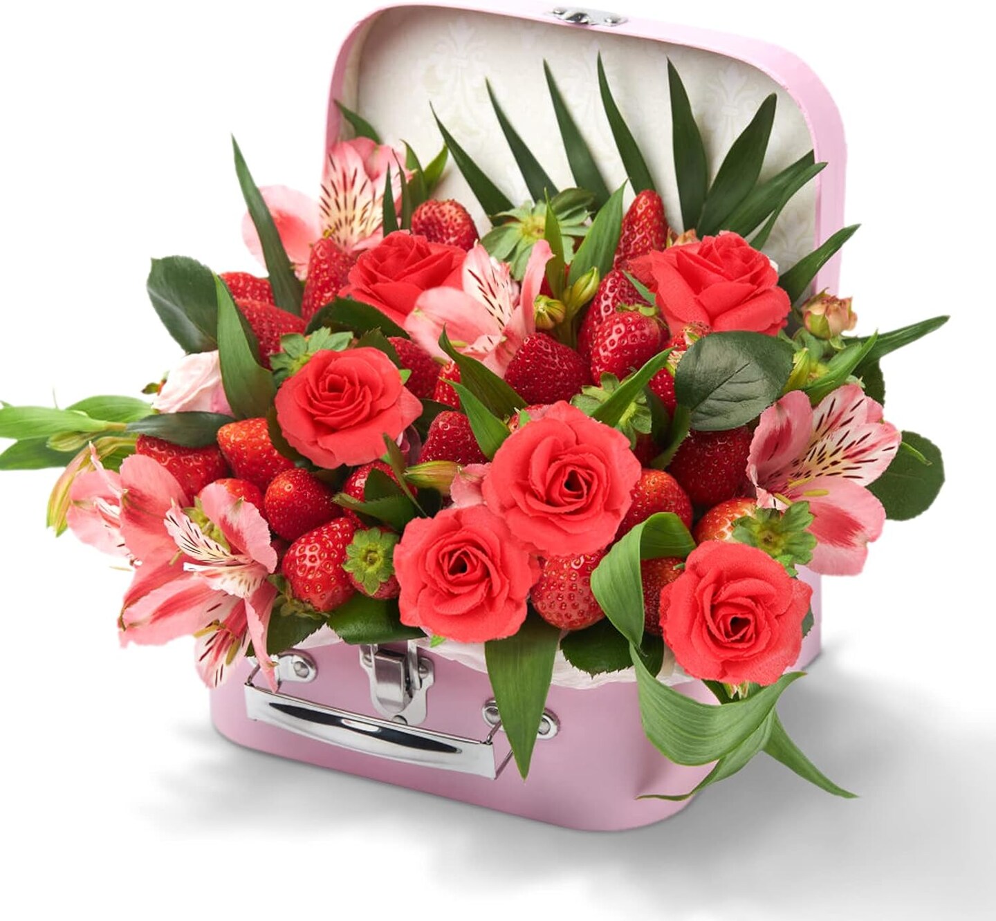 50-Pieces 1.6&#x22; Artificial Flower Heads Silk Roses