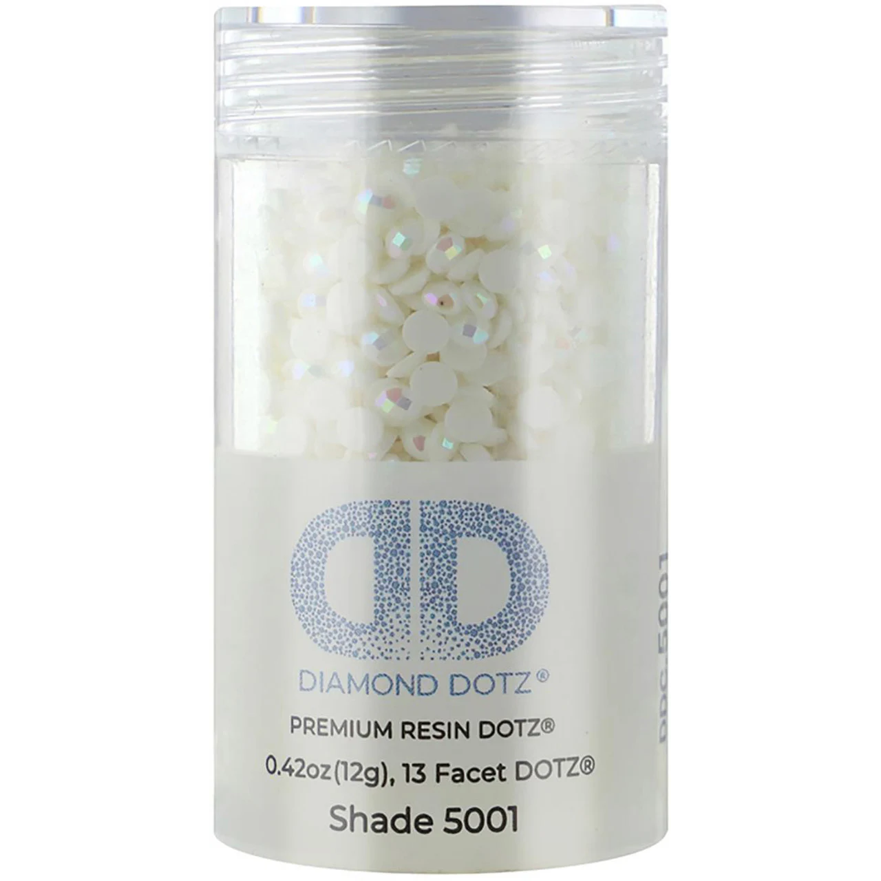 Diamond Dotz 2.8MM 12G Cylinder White AB - Freestyle Diamond Painting Beads, Diamond Art Beads, Replacement Drills, Loose Gems for DIY Crafts and Art Projects