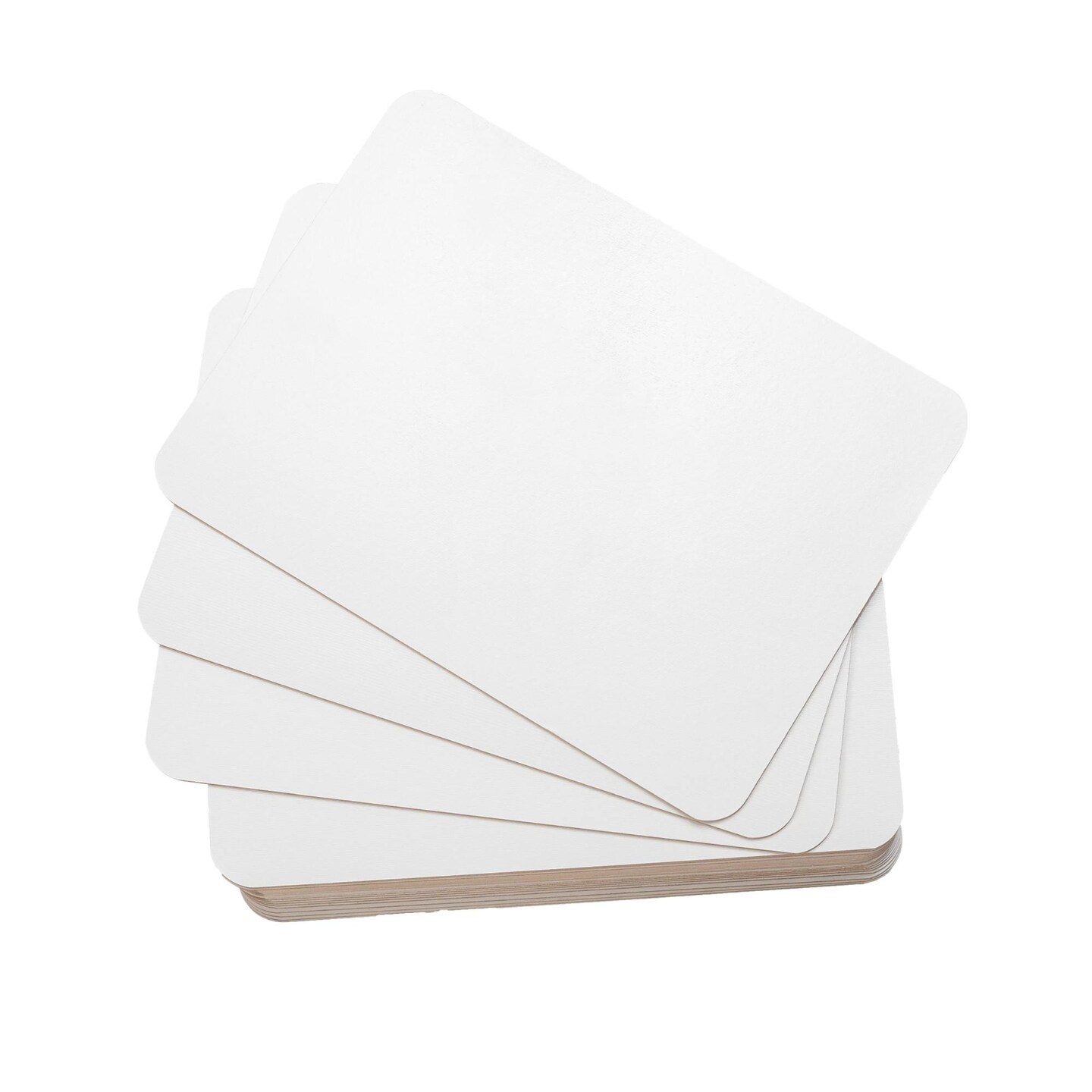 School Smart Frameless Dry Erase Boards, 9 x 12 Inches, Pack of 30
