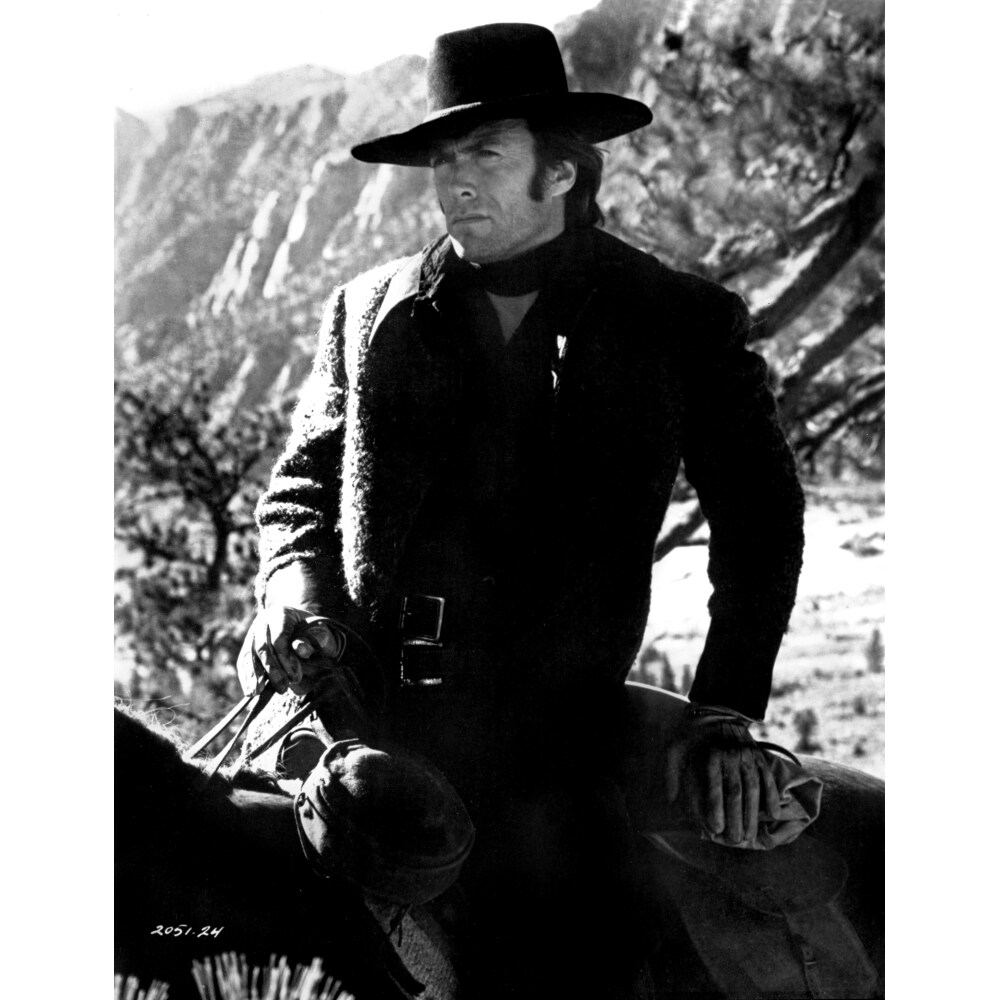Posterazzi A Portrait Of Clint Eastwood in A Cowboy Outfit Photo Print