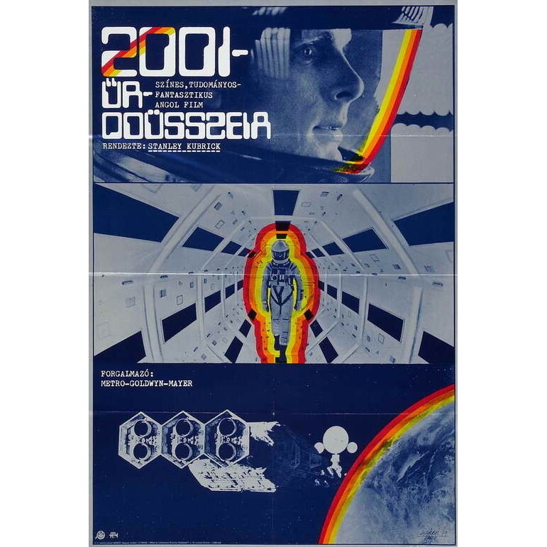 Pop Culture Graphics 2001: A Space Odyssey Movie Poster Print (27 x 40) - Item  MOVCB27670