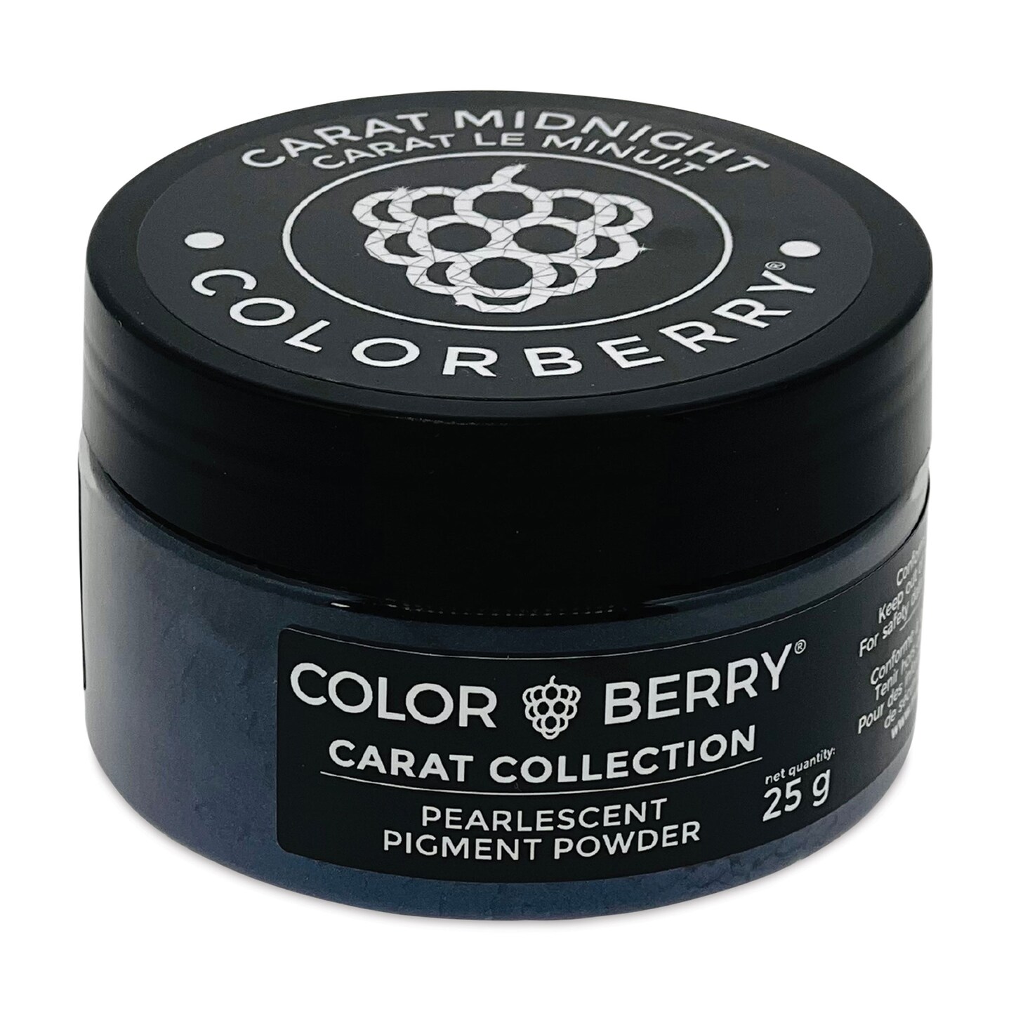 Colorberry Carat Collection Dry Resin Pigment - Midnight, 25 g, Jar