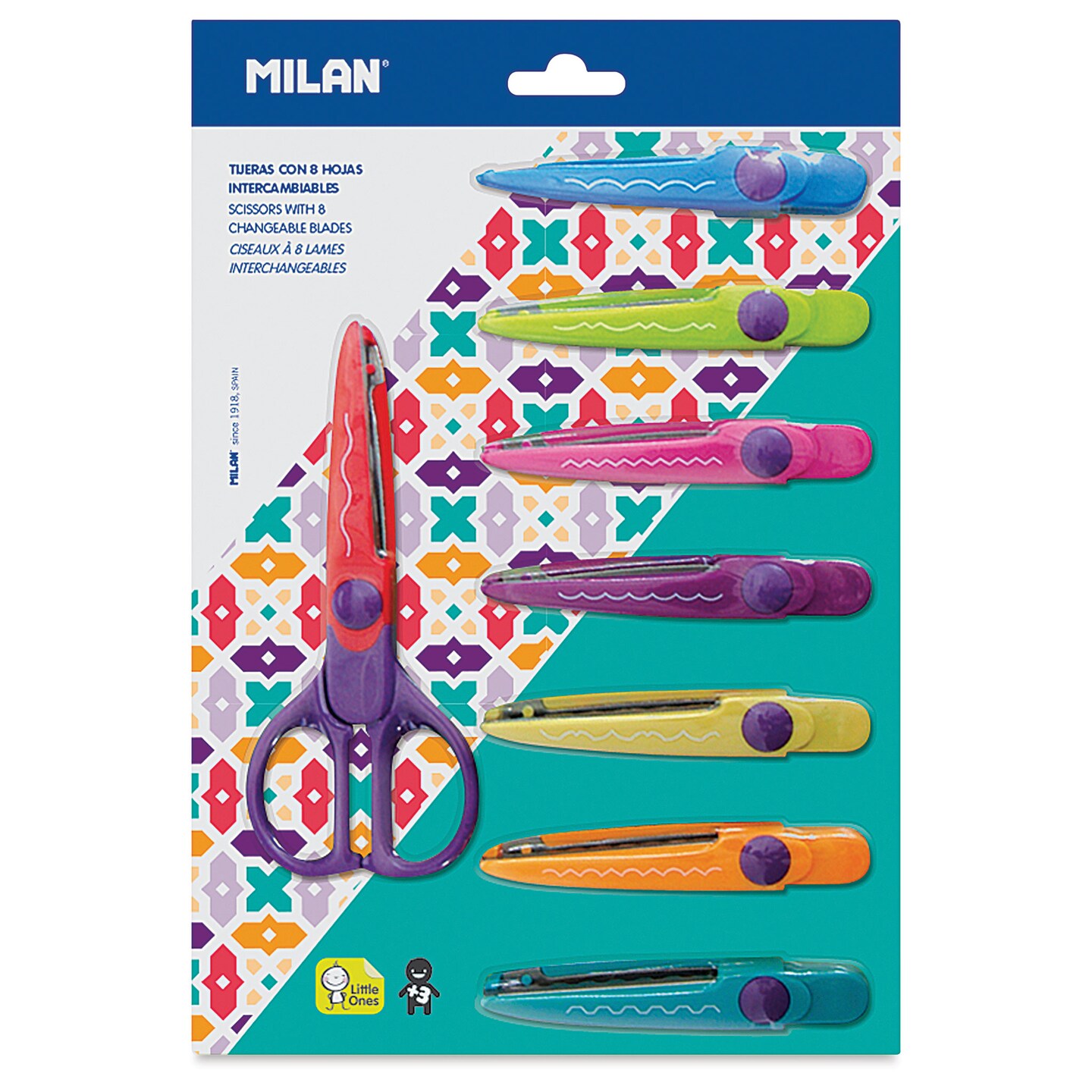 Milan Zig-Zag Scissors with 8 Interchangeable Blades | Michaels