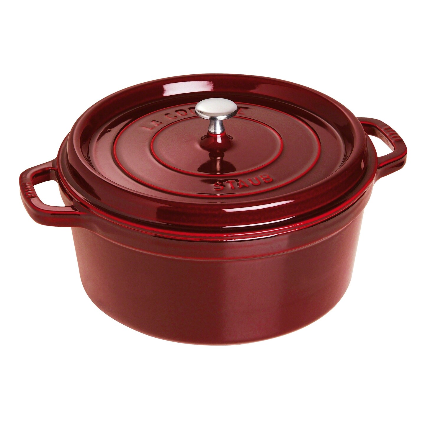 STAUB Cast Iron 7-qt Round Cocotte