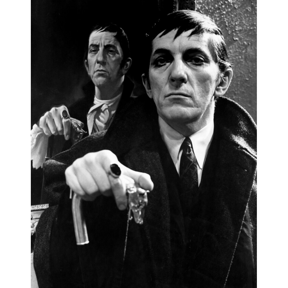 Posterazzi Dark Shadows Cast Member on a Portrait in Black and White Photo Print