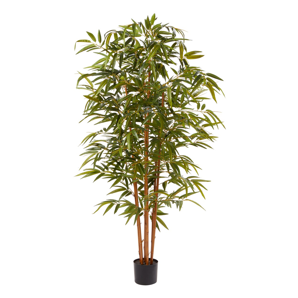 6 Ft Artificial Bamboo Faux Potted Indoor Plant Green Home Michaels