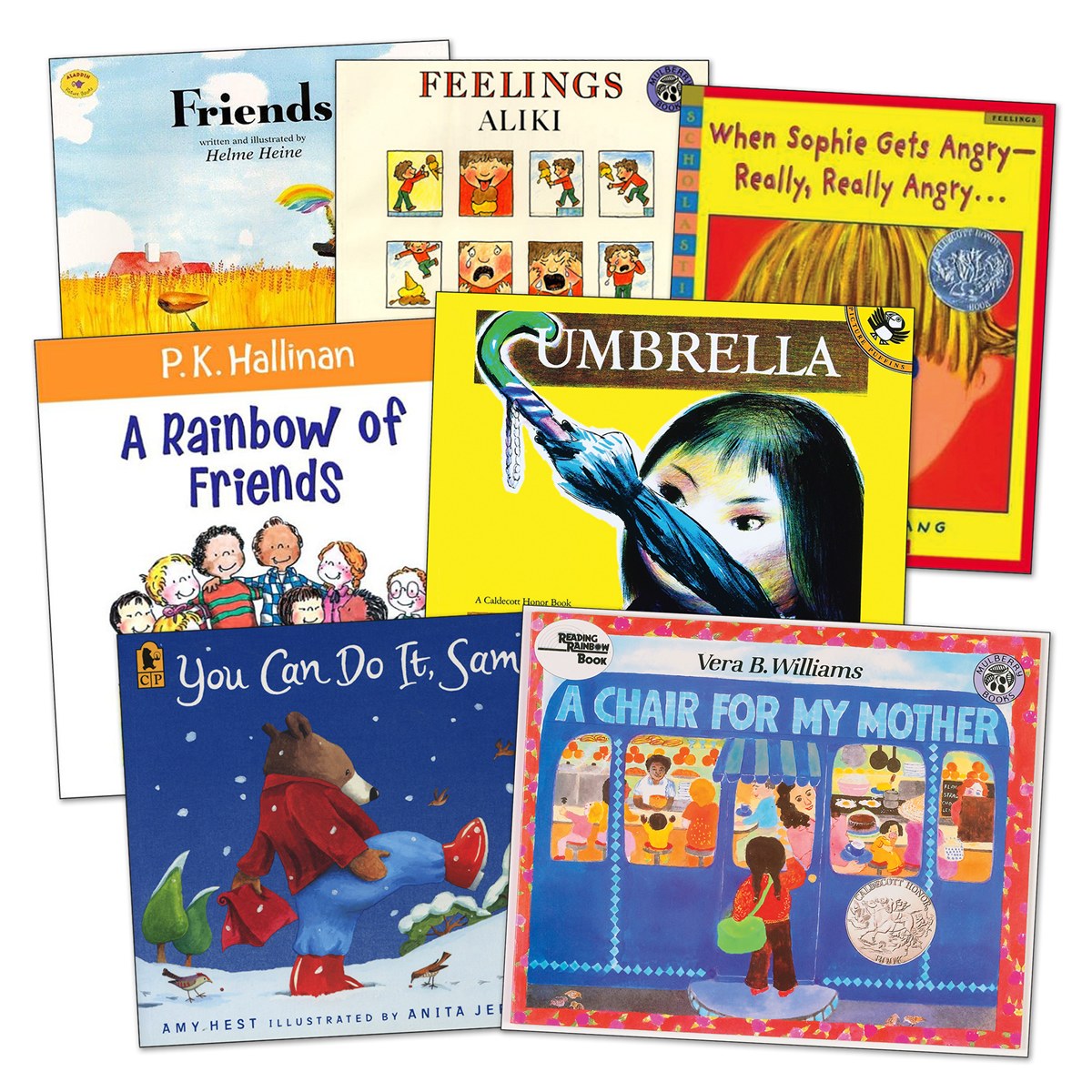 Kaplan Early Learning Company Social and Emotional Encouragement Books - Set of 7