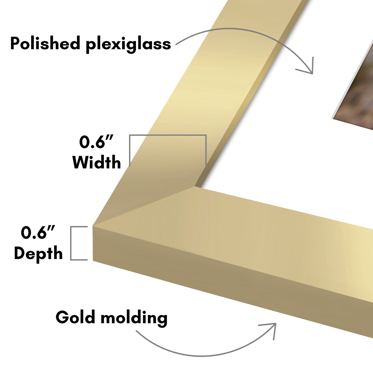 Americanflat Picture Frame Set with Mat - Set of 5 - Photo Frame Set of Five for Wall Display - Plexiglass Cover - Hanging Hardware