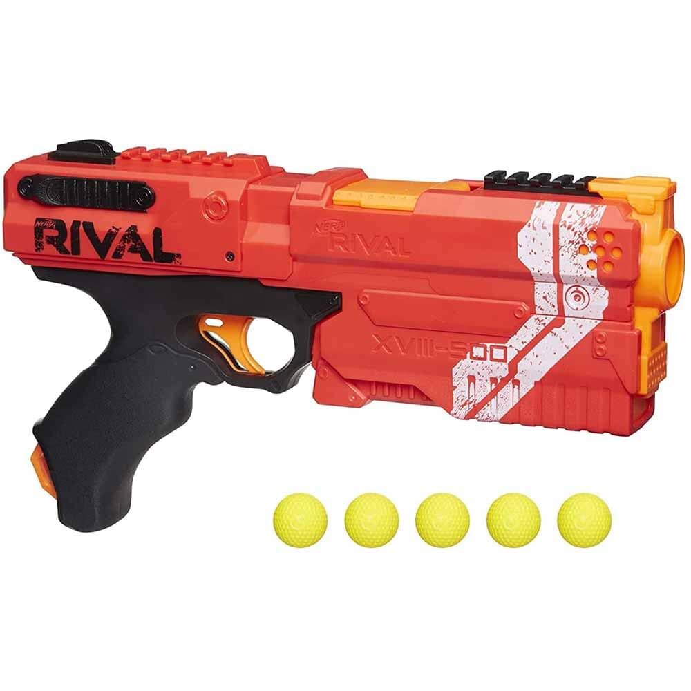 Nerf Rival Kronos XVIII 500 Spring-Action Blaster | Red