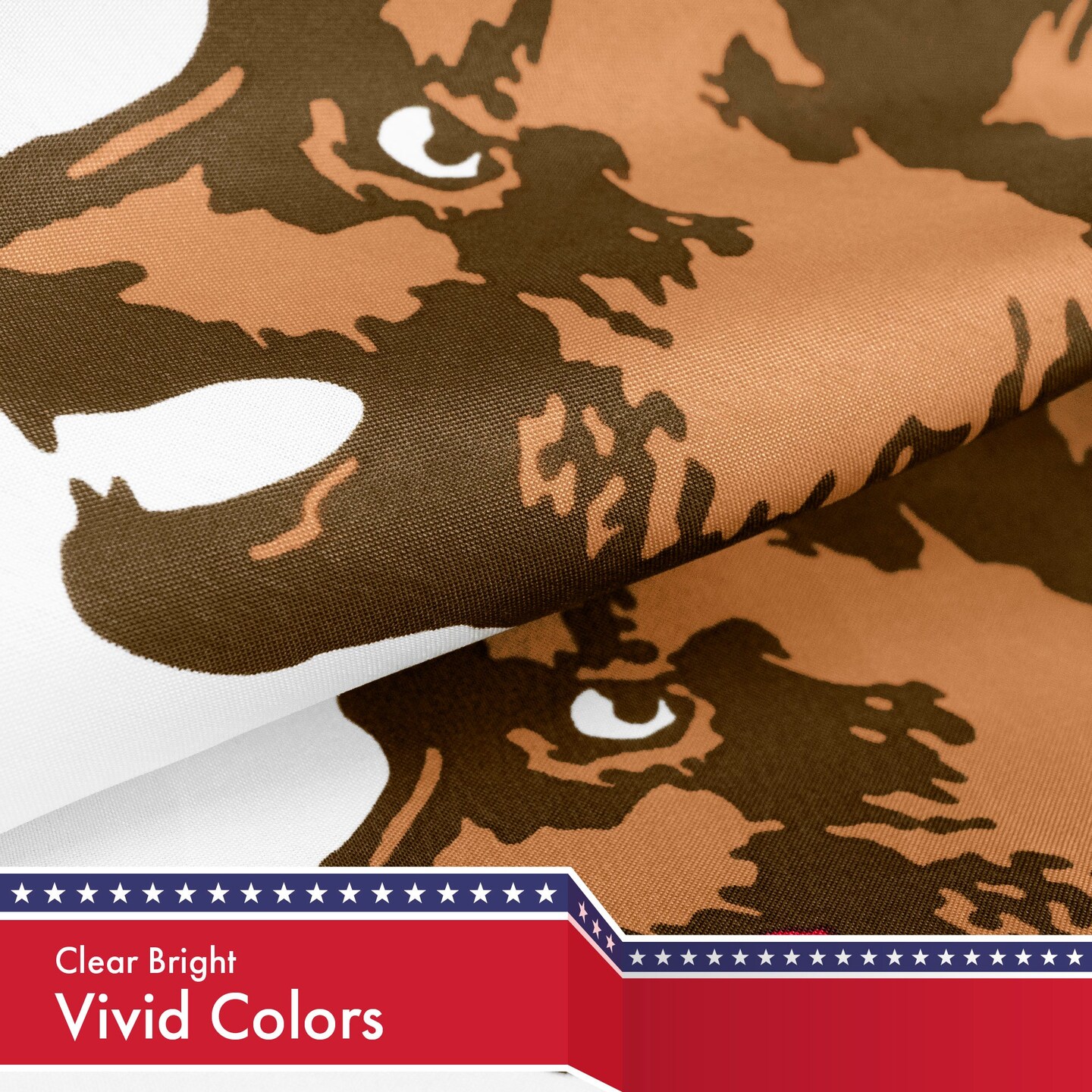 California CA Double Headed Bear Flag 3x5 Ft 3-Pack 150D Printed Polyester