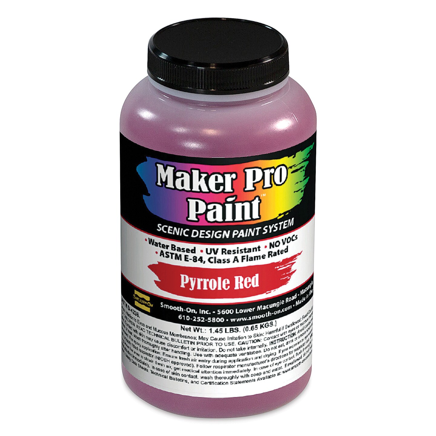 SmoothOn Maker Pro AcrylicUrethane Paint Pyrrole Red, 16 oz Michaels
