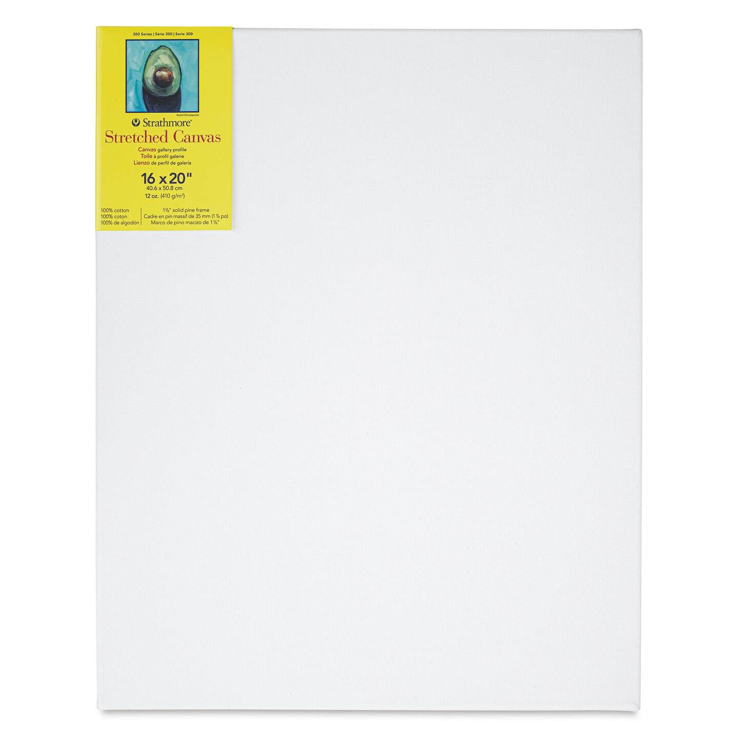 Strathmore 300 Series Stretched Cotton Canvas - 1-3/8&#x22; Profile, 16&#x22; x 20&#x22;