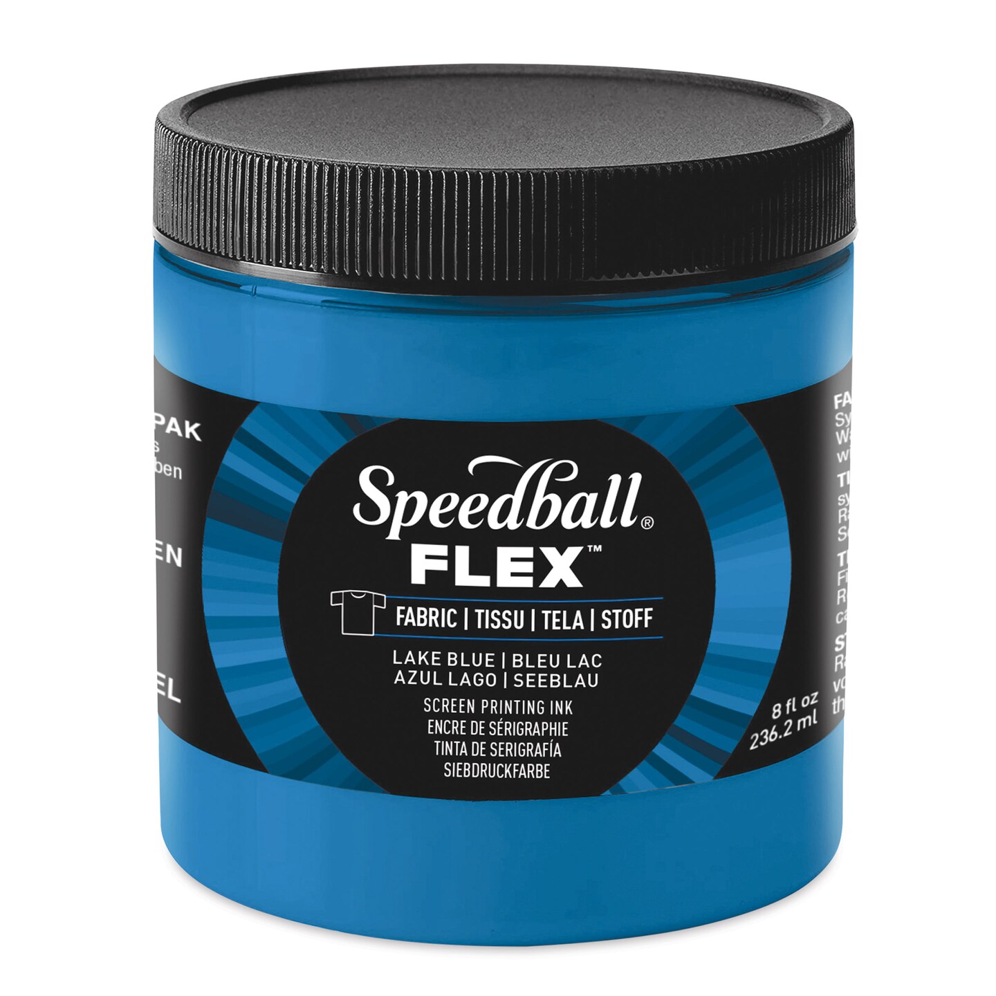 Speedball Flex Screen Printing Fabric Ink - Lake Blue, 8 oz