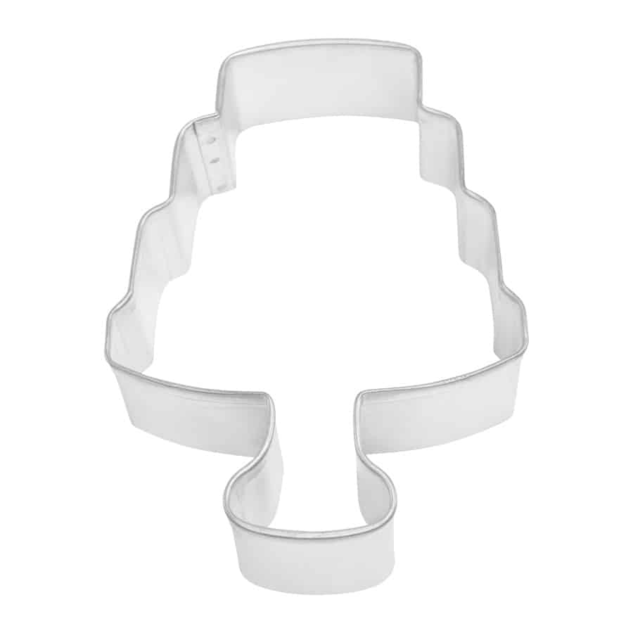 Wedding Cake Cookie Cutter 4&#x22; Carded