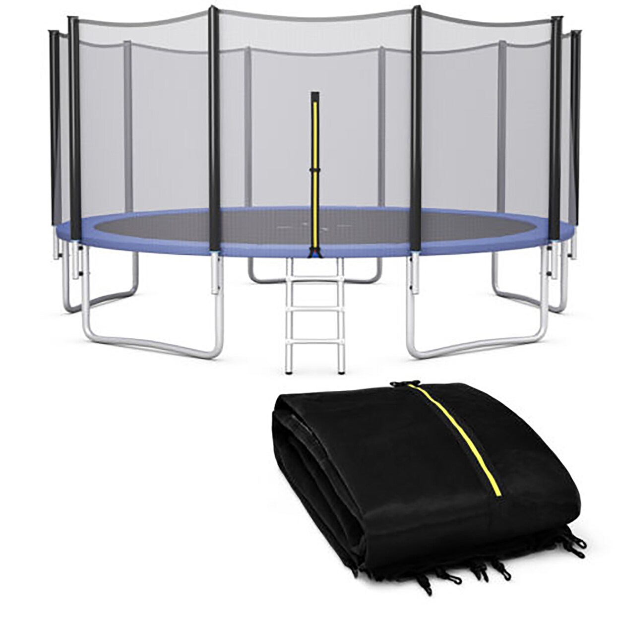 thumbnail image 2 of Trampoline Pole Covers 10-Pack - Safety Foam Padding For Jumping Protection & Impact Prevention 2 of 13