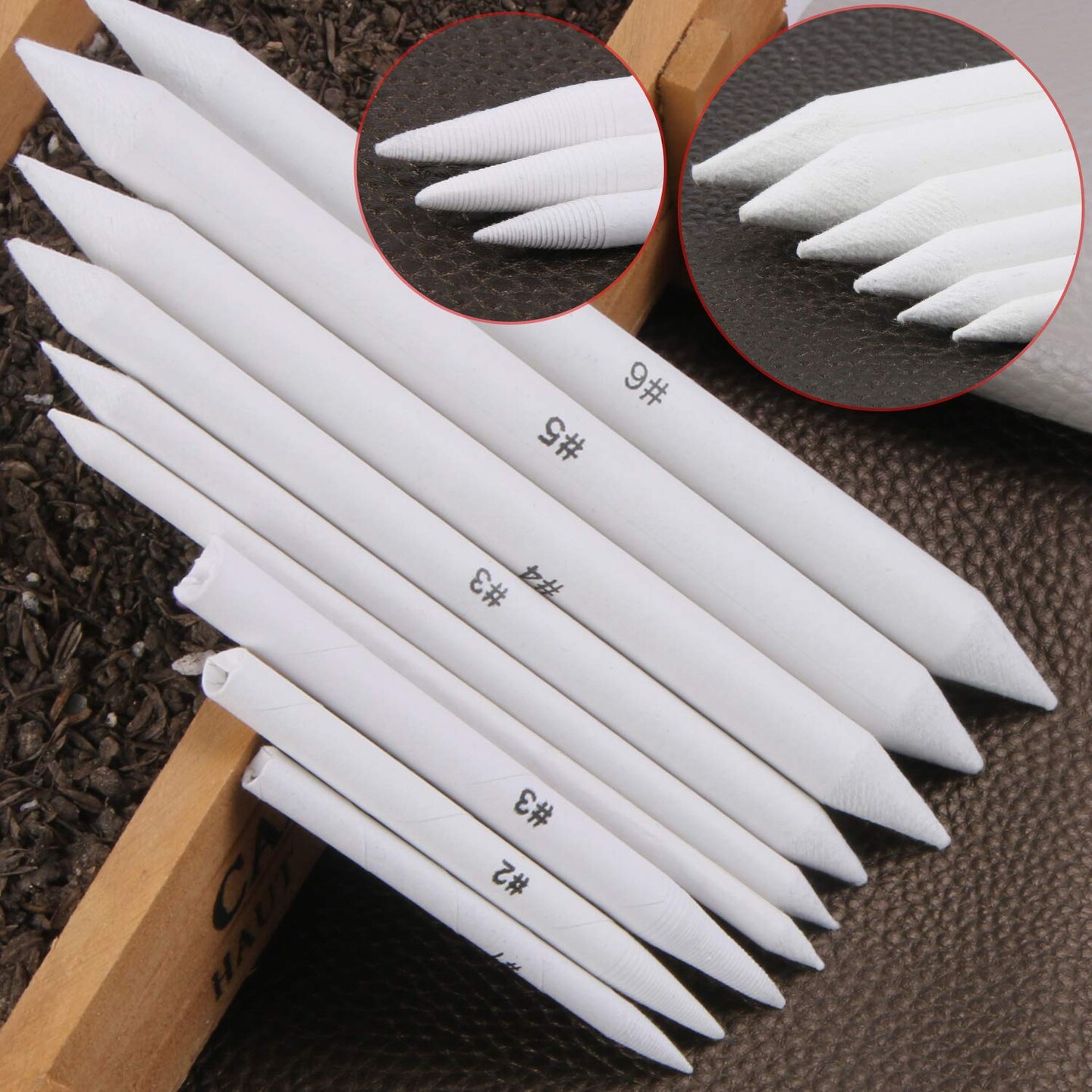 84 Pieces Blending Stumps and Tortillions, Paper Art Blenders, Art Pencils, Drawing Pencils for Student Artist Charcoal Sketch Drawing Tools, Sketch Supplies