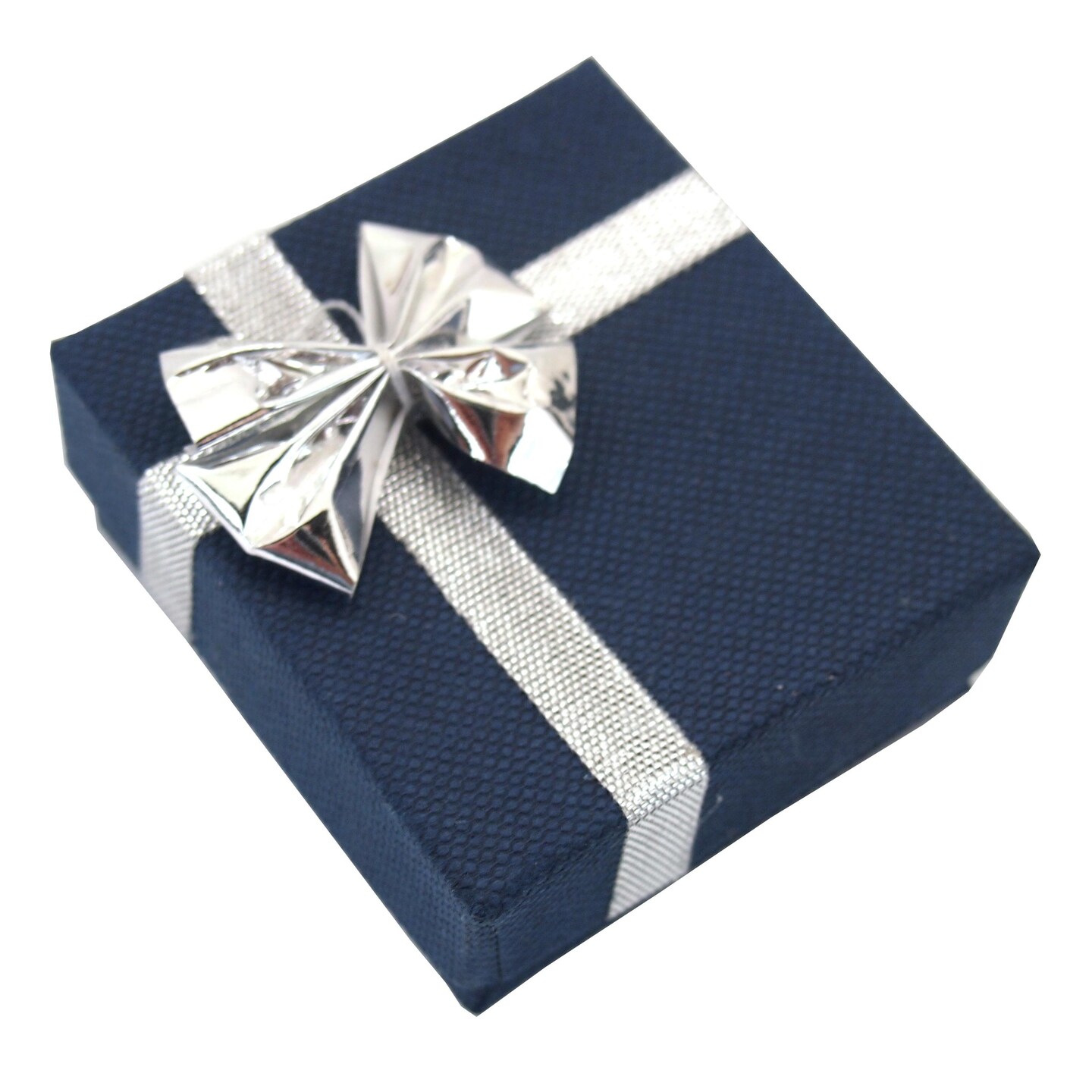 14K Yellow Gold Caduceus Stud Earrings with Bow Tie Jewelry Gift Box 